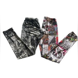 Star Wars Two Woman’s Comic Book Print Leggings Size Medium